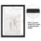 Americanflat Floating Aluminum Picture Frame - Sleek Aluminum Photo Frame for Wall Display - Black Metal Molded Frame - Shatter Resistant Glass - Hanging Hardware